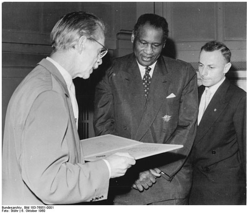 Paul Robeson in der Akademie der Künste (6. Oktober 1960)